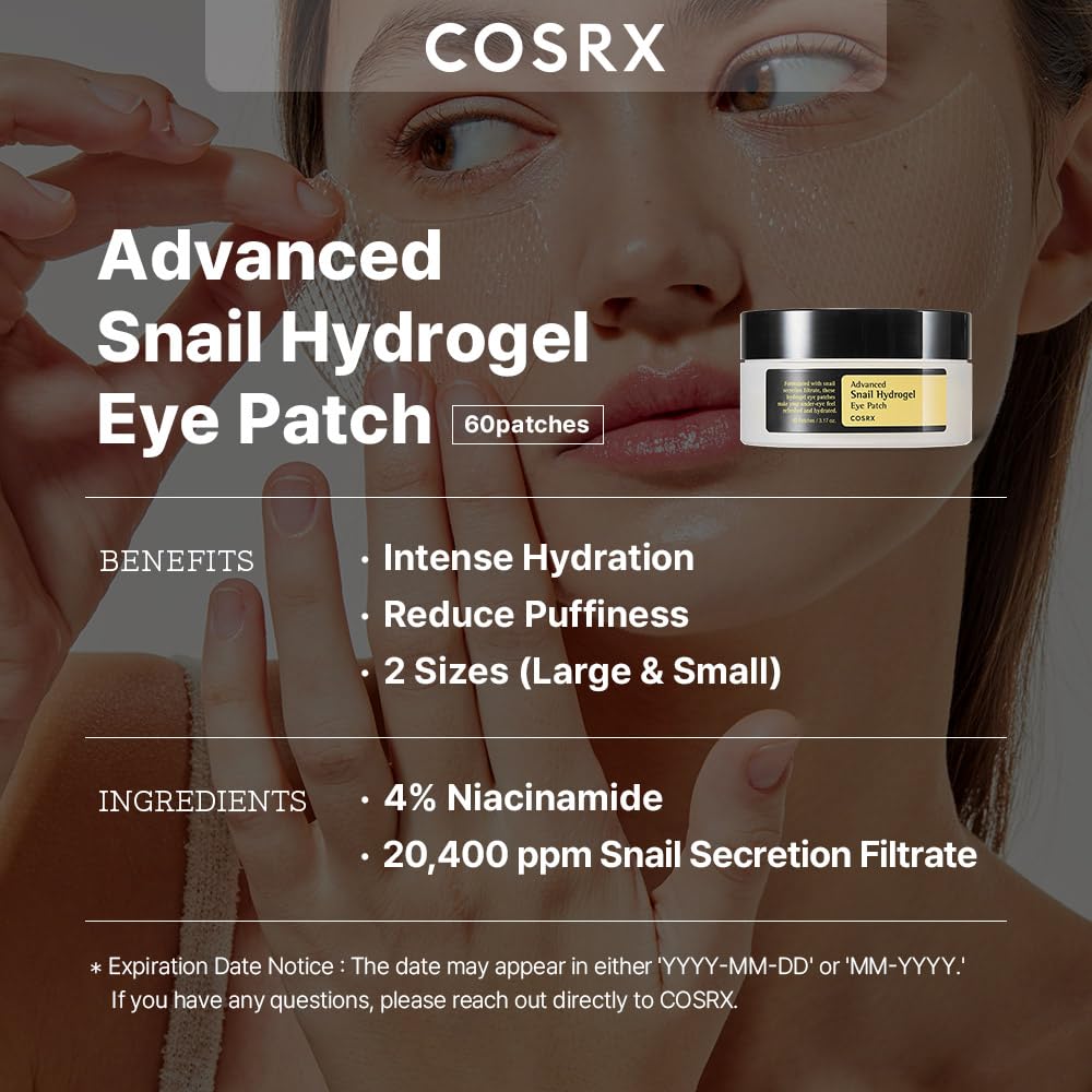 Cosrx Advanced Snail Hydrogel Eye Patch (60 patches)