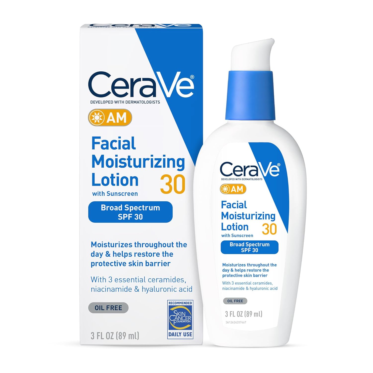 CeraVe AM Facial Moisturising Lotion SPF 30