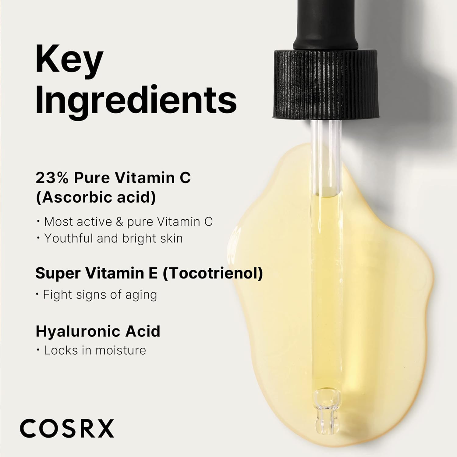 COSRX Pure Vitamin C 23% Serum with Vitamin E & Hyaluronic Acid