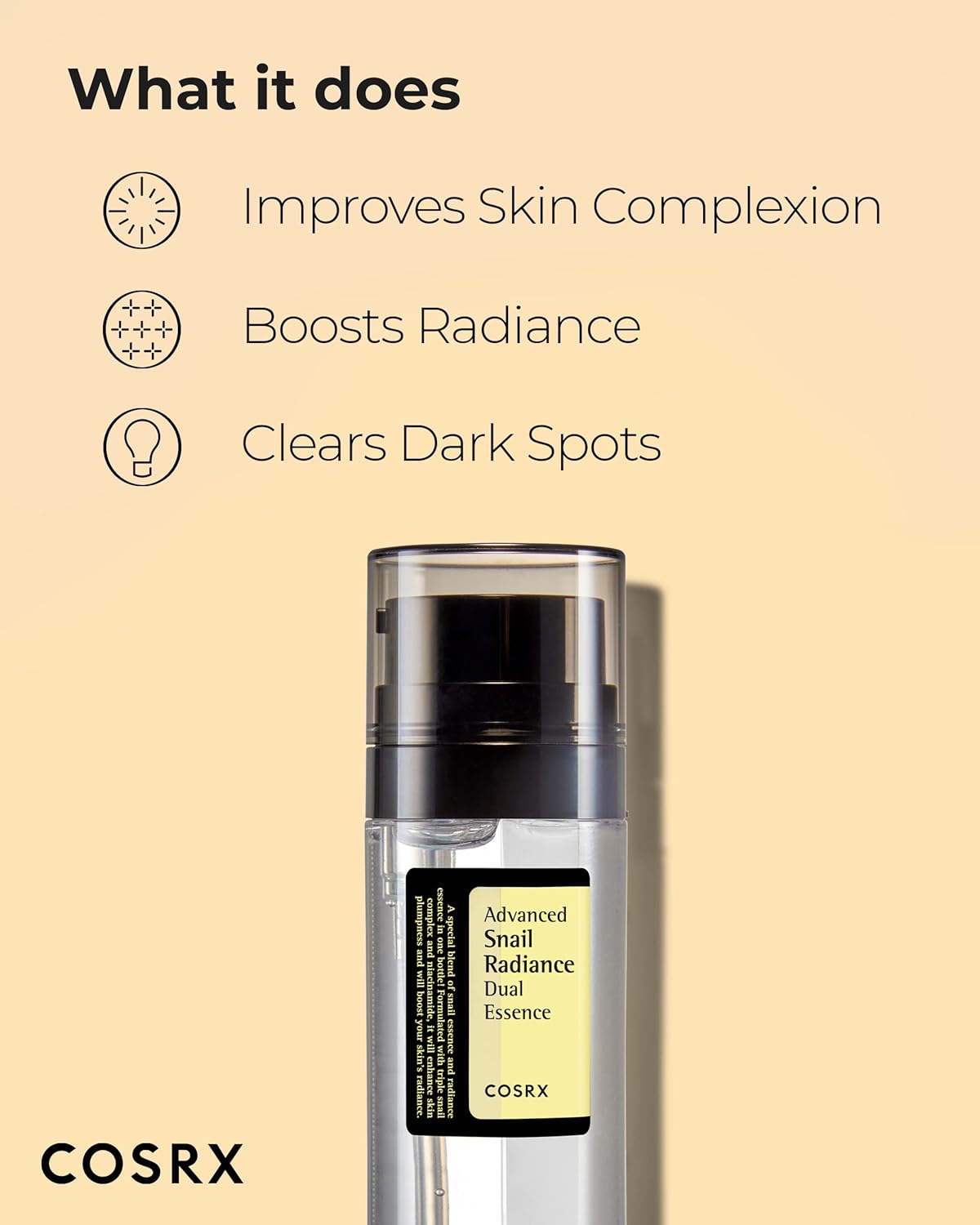 Cosrx - Advanced Snail Radiance Dual Essence