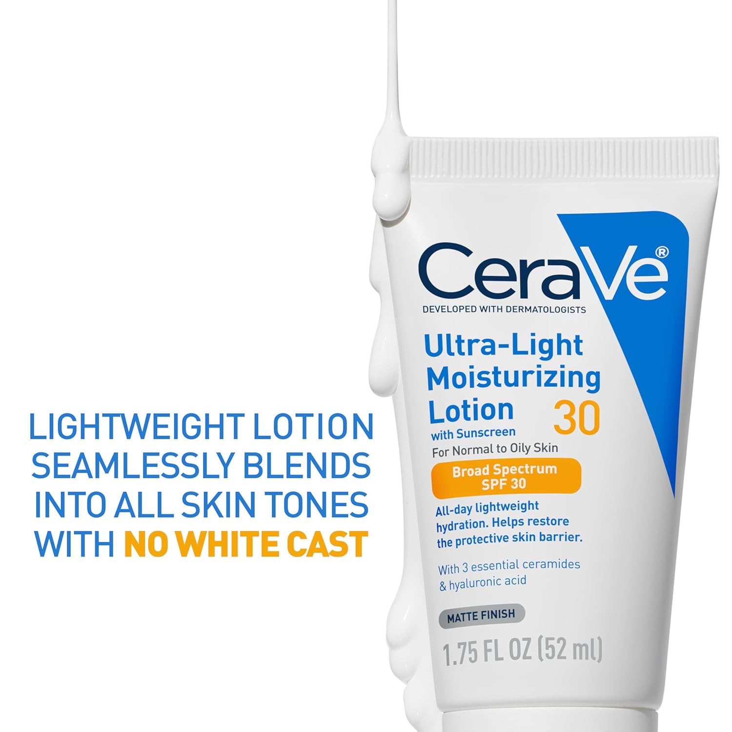CeraVe Ultra-Light Moisturizing Lotion with Sunscreen SPF 30