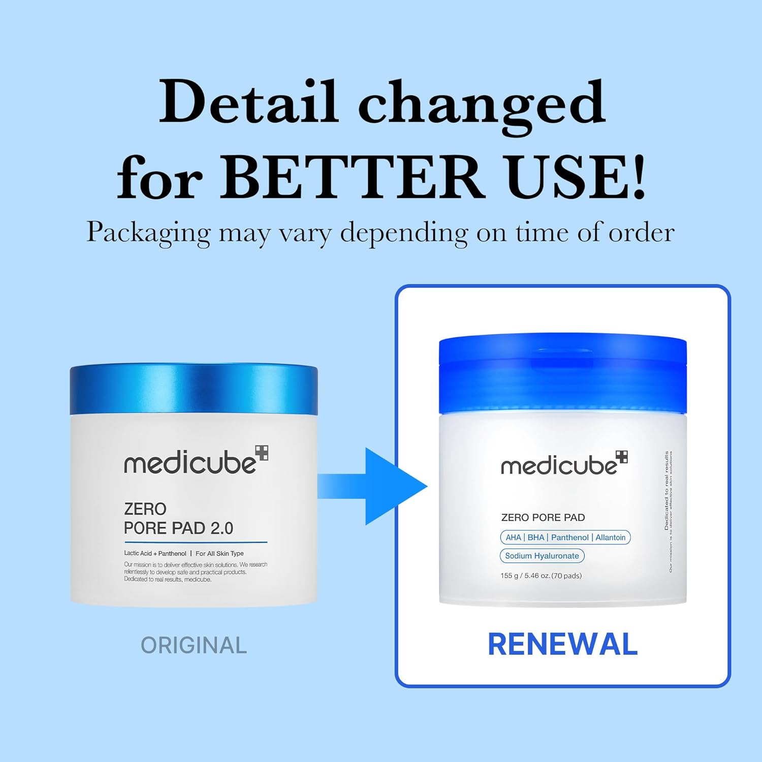 Medicube Zero Pore Pad 2.0 (70pcs)