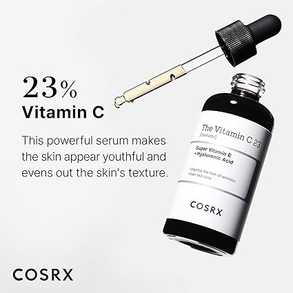 COSRX Pure Vitamin C 23% Serum with Vitamin E & Hyaluronic Acid