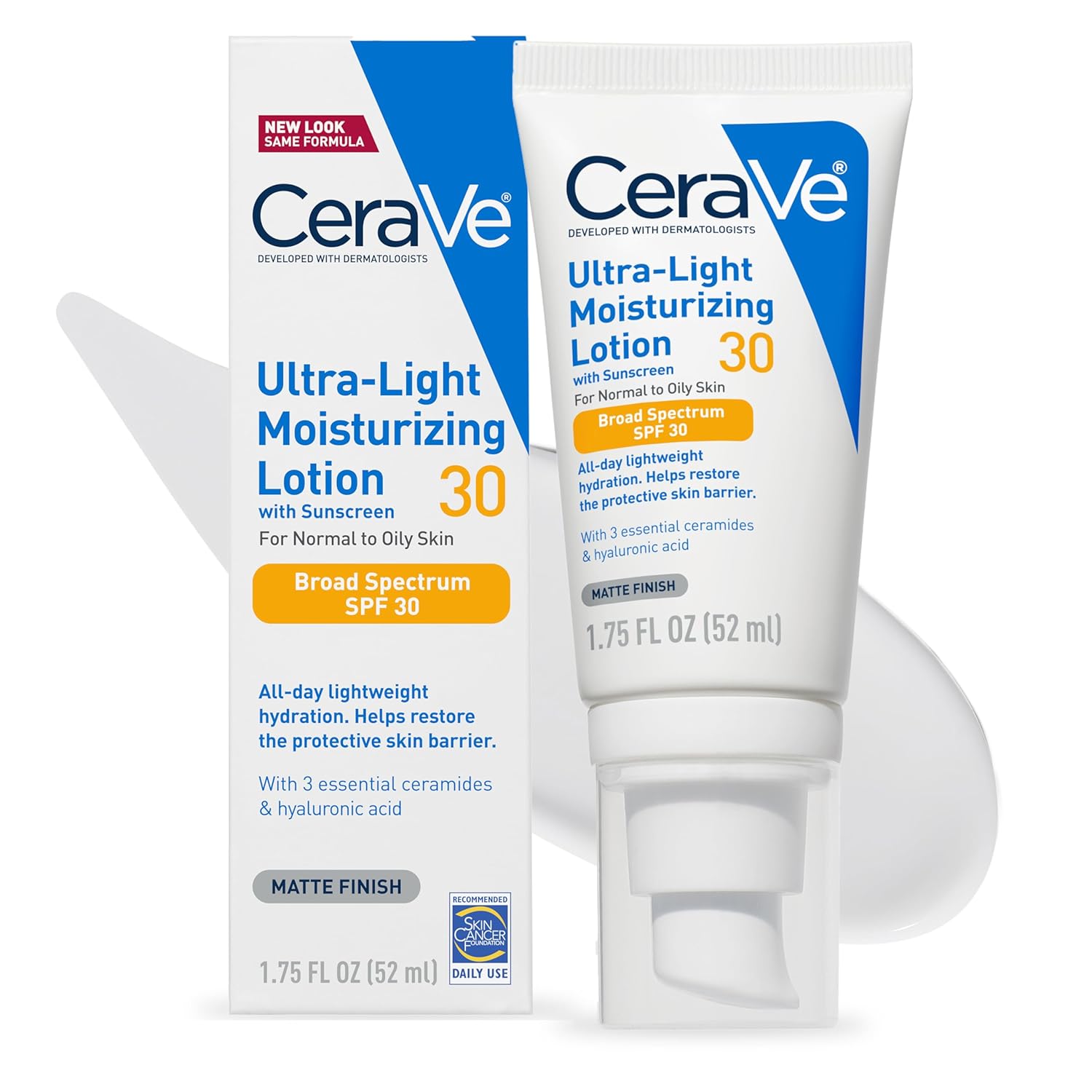CeraVe Ultra-Light Moisturizing Lotion with Sunscreen SPF 30