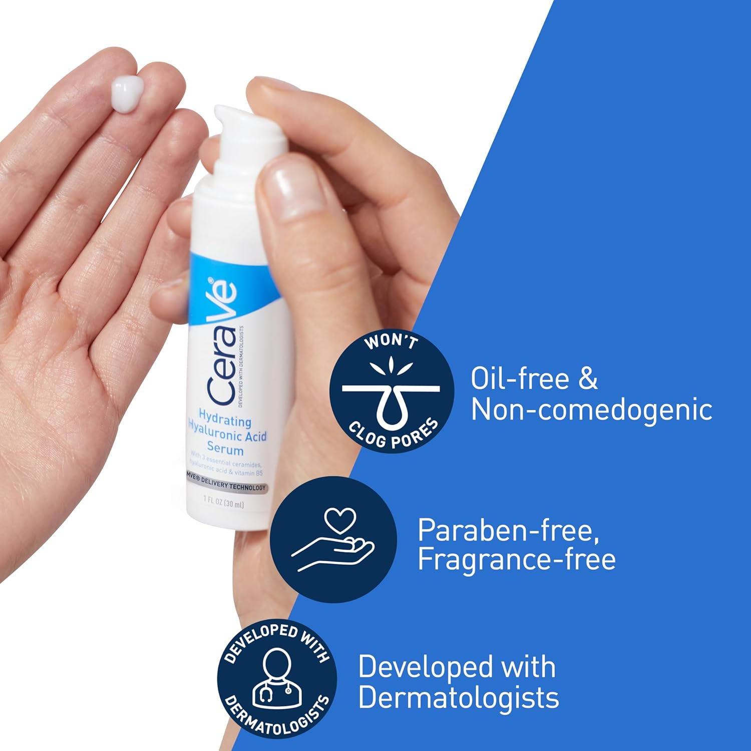 CeraVe Hydrating Hyaluronic Acid Serum USA