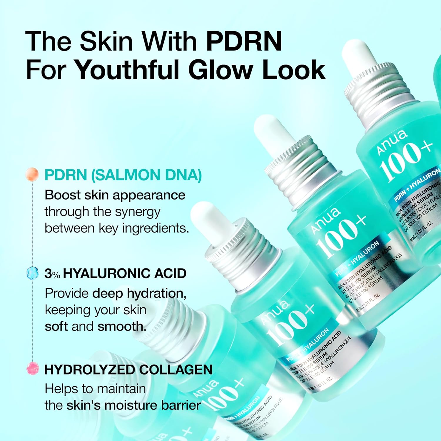 Anua PDRN+Hyaluron Capsule 100 Serum 30ml
