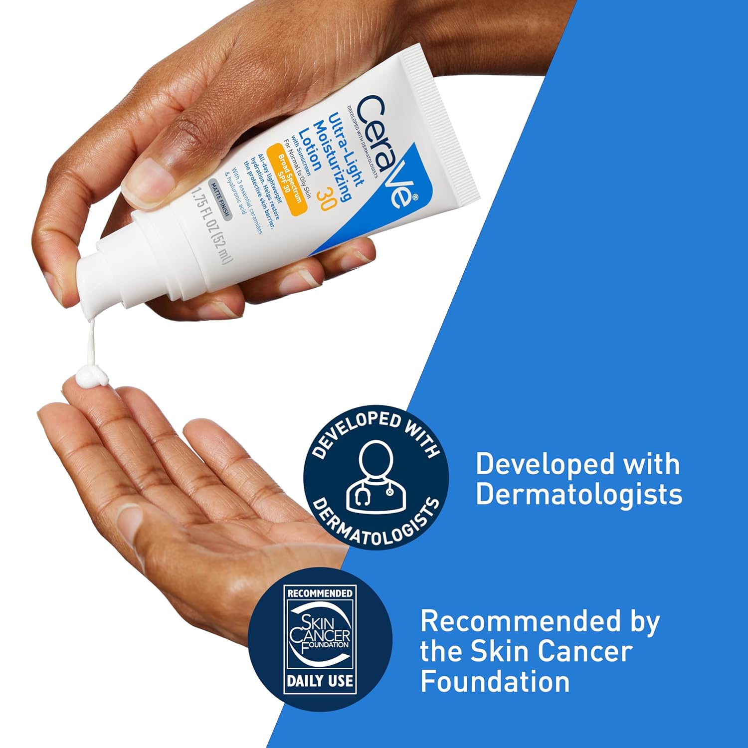 CeraVe Ultra-Light Moisturizing Lotion with Sunscreen SPF 30