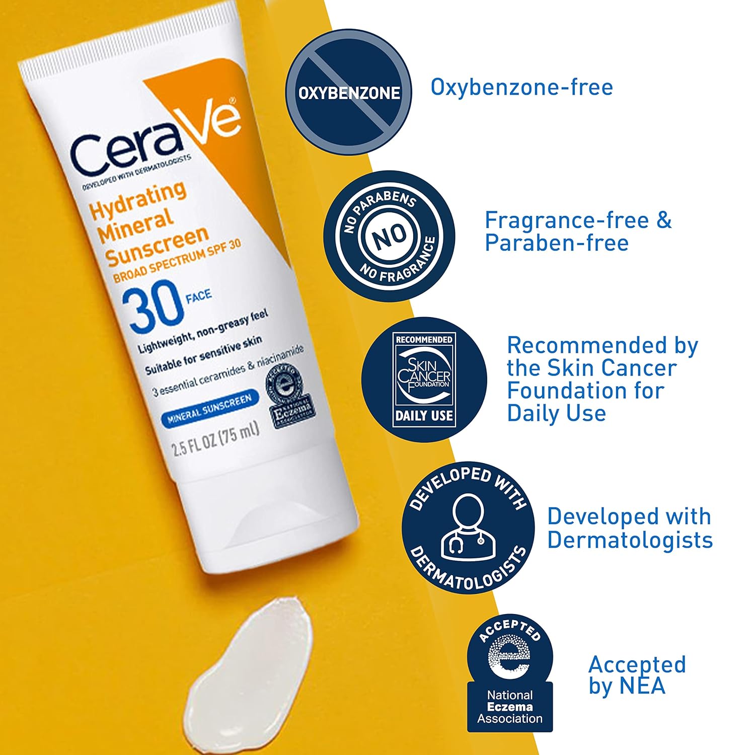 Cerave- Mineral Face Sunscreen Lotion SPF 30
