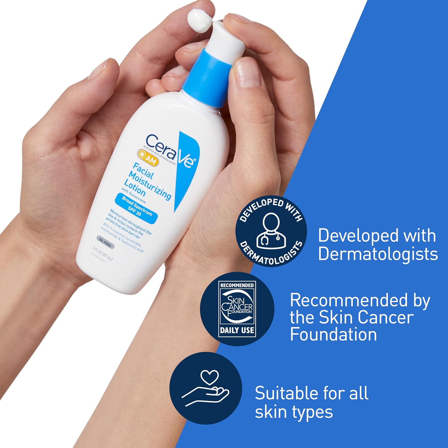 CeraVe AM Facial Moisturising Lotion SPF 30