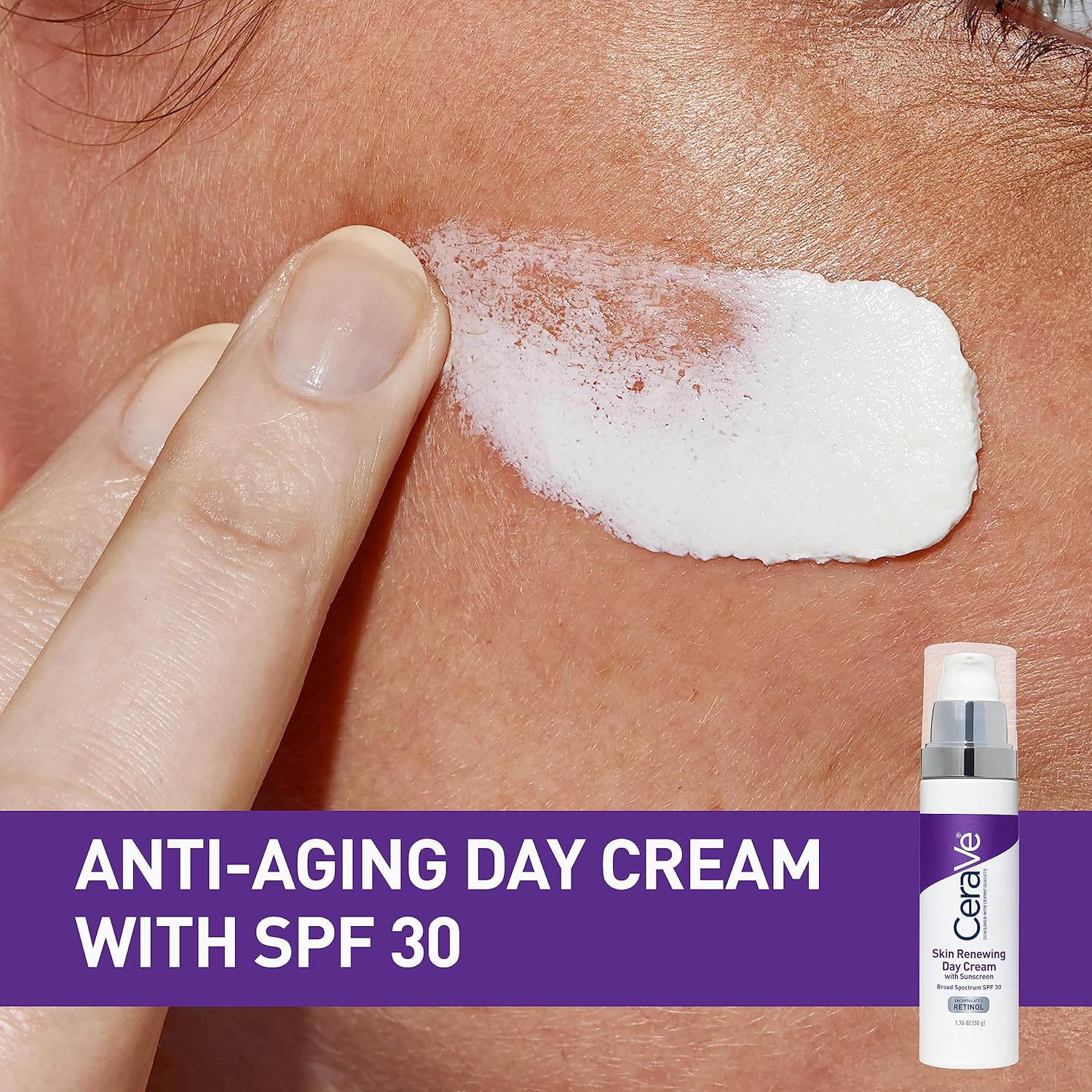 CeraVe Skin Renewing Day Cream WITH BROAD SPECTRUM SPF 30